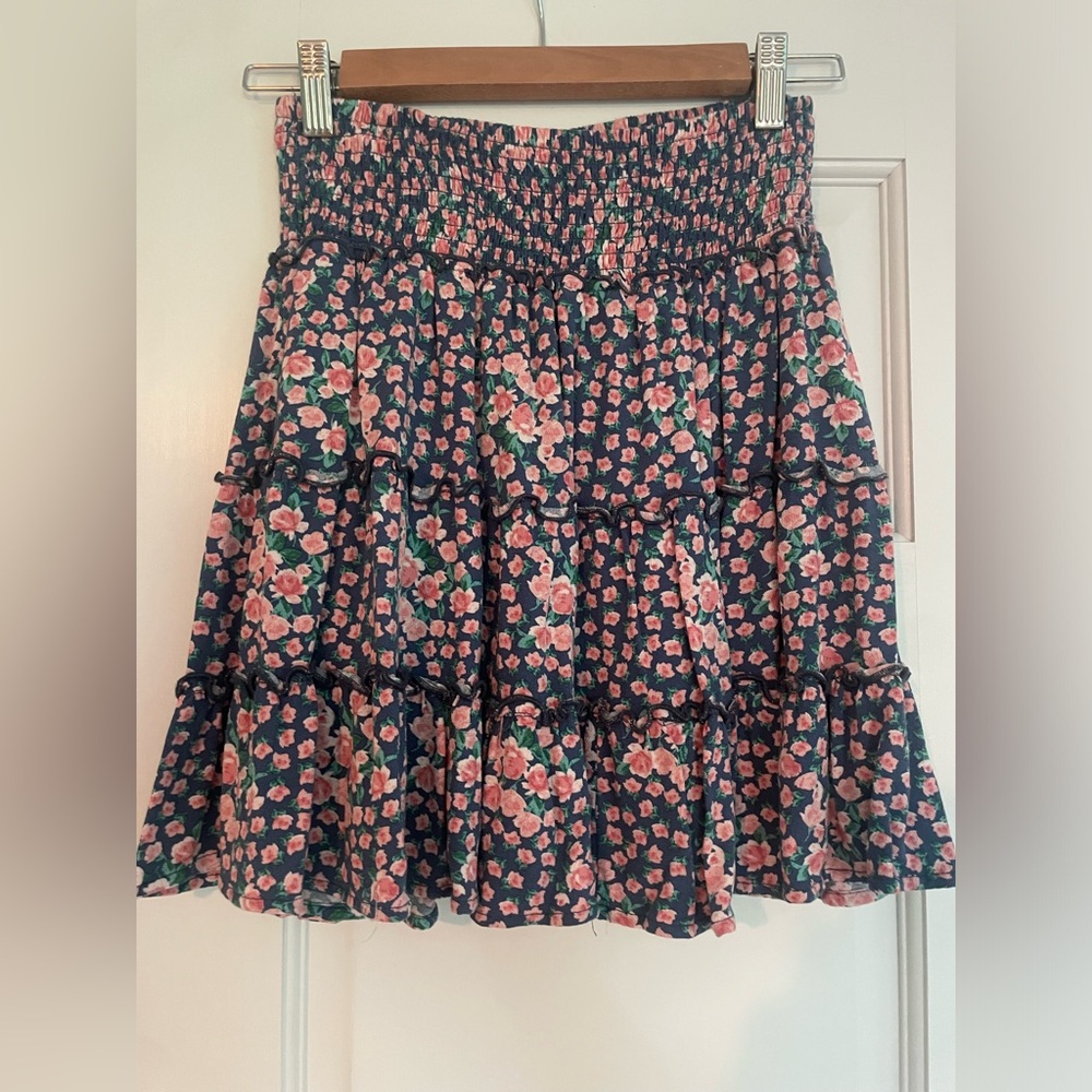 american eagle floral skirt